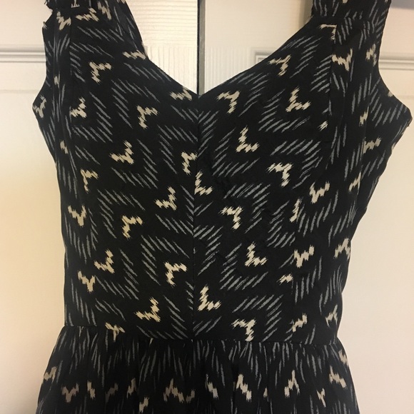 Black & Grey Open Bow-Back Dress - Picture 3 of 4